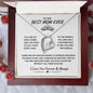 Gift ForThe Best Mom Ever | Forever Love Necklace | Birthday & Holiday Gift For Mom