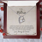 Gift ForThe Best Mom Ever | Forever Love Necklace | Birthday & Holiday Gift For Mom