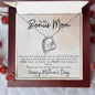 Gift For My Bonus Mom | Forever Love Necklace | Happy Mother's Day Gift | Special Moments | Mother's Love