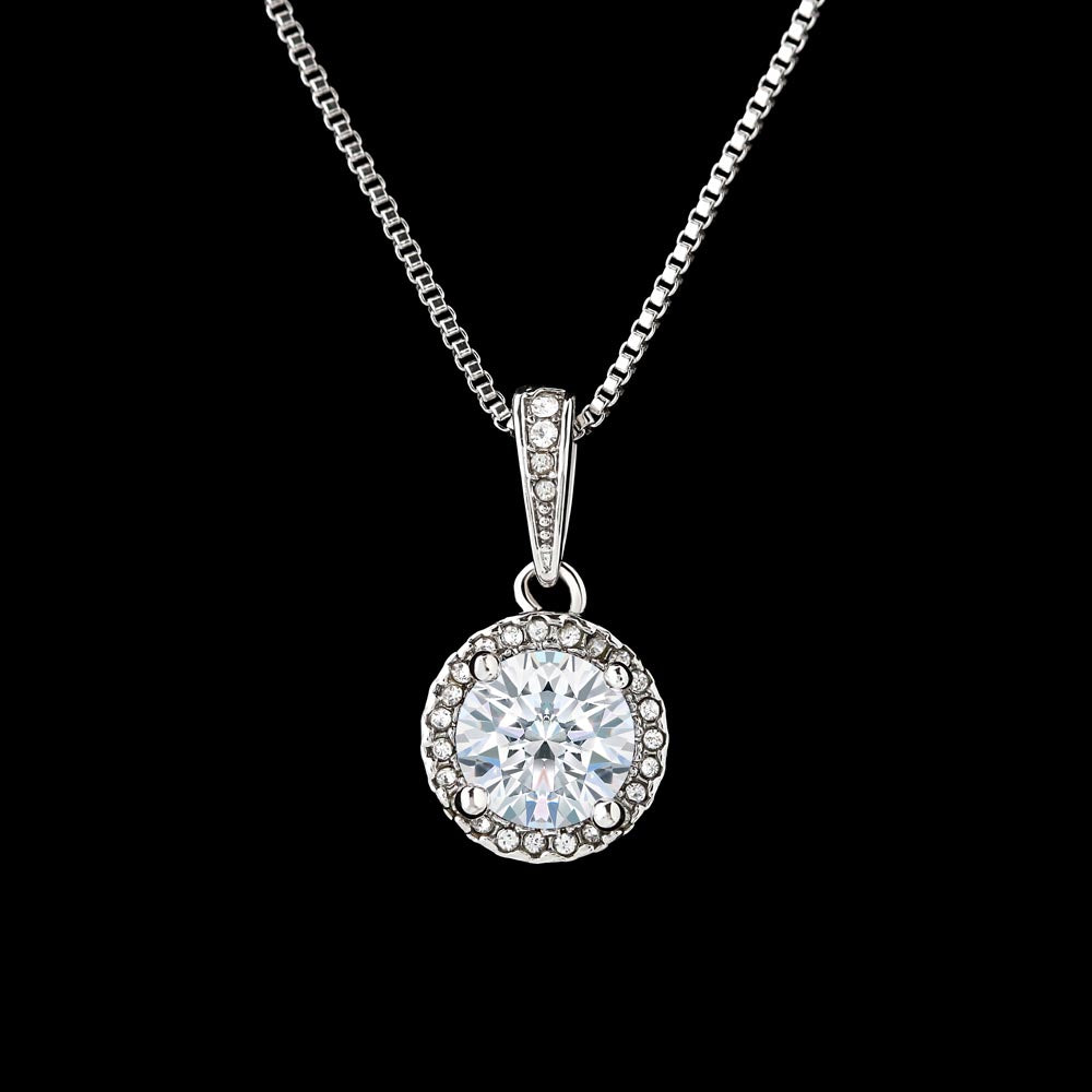 Graduation Gift For My Daughter, Alluring Beauty Necklace | Love, Mom & Dad
