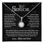 Graduation Gift For My Daughter, Eternal Hope Necklace | Love, Mom & Dad