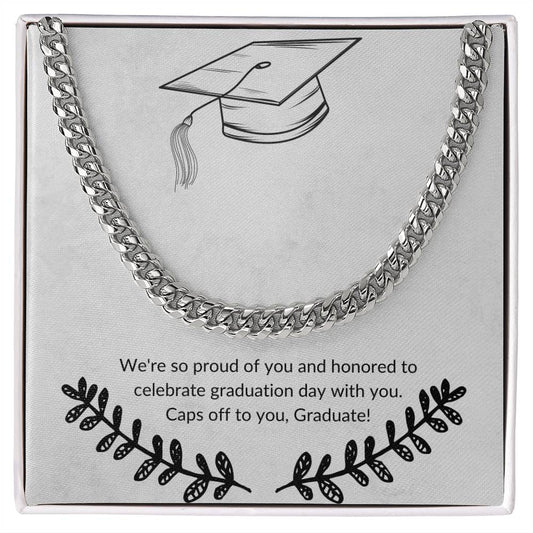 Gift For My Son | Cuban Link Chain | Graduation Gift | Congratulations!