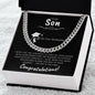 Gift For My Son | Cuban Link Chain | Graduation Gift | Congratulations!