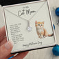 To My Cat Mom | Alluring Beauty Necklace | Thank You For Everything | Mother's Day | Special Occasion