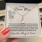 Gift For My Dear Mom | Alluring Beauty Necklace | Thank You Mom | Mother's Day | Love Always & Forever