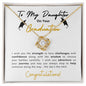 Gift For My Daughter on Graduation Day | Love Knot Necklace | From Parents