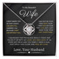To My Beautiful Wife Forever | Love Knot Necklace | Special Day | Gift For Mom | From Husband