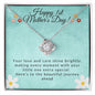 For My Mom | Love Knot Necklace | Your Love and Care Shine Brightly