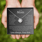 To Mom | Forever Love Necklace | For All The Times I Forgot To Thank You | From Son