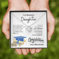Gift For My Daughter | Love Knot Necklace | Proud Of You Daughter | Love, Mom & Dad