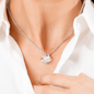Gift For My Lovely Daughter on Graduation Day | Love Knot Necklace | Congrats! | Love, Mom & Dad