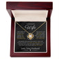 To My Beautiful Wife Forever | Love Knot Necklace | Special Day | Gift For Mom | From Husband