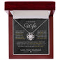 To My Beautiful Wife Forever | Love Knot Necklace | Special Day | Gift For Mom | From Husband