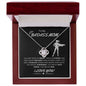 GIft For My BADASS Mom | Love Knot Necklace | Super Mom & Friend | Love Forever