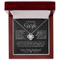 Gift For My Beautiful Wife | Love Knot Necklace | Can't Live Without You | Spouse | Love, Your Husband