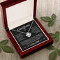 To My Daughter | Love Knot Necklace | Love You Forever, Love Dad