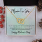 To Mom to Be | Interlocking Hearts Necklace | Forever Connected | I Love You Always