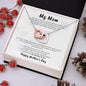 To My Beautiful Mom | Interlocking Hearts Necklace | Forever Connected | Forever & Always