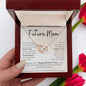 To Future Mom | Interlocking Hearts Necklace | Forever Connected | Happy Mother's Day