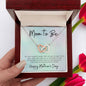To Mom to Be | Interlocking Hearts Necklace | Forever Connected | I Love You Always