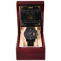 Black Chronograph Watch