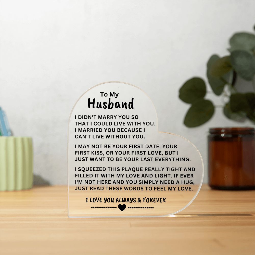 Gift For Husband | "Can't Live Without You" | Perfect Gift For Loved Ones