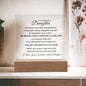 Gift For Daughter "You Will Always Be..." A Memorable and Exclusive Keepsake