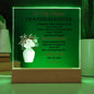 To My Beloved Granddaughter | Square Acrylic Plaque