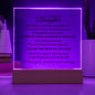 Gift For Daughter "You Will Always Be..." A Memorable and Exclusive Keepsake