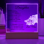 Gift For Daughter | Acrylic Plaque | "This Lioness Will Always Have Your Back" Love, Mom