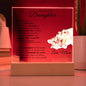 Gift For Daughter | Acrylic Plaque | "This Lioness Will Always Have Your Back" Love, Mom