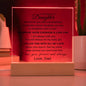 Gift For Daughter From Dad "You Will Always Be..." A Memorable and Exclusive Keepsake