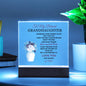 To My Beloved Granddaughter | Square Acrylic Plaque