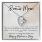 Gift For My Bonus Mom | Forever Love Necklace | Happy Mother's Day Gift | Special Moments | Mother's Love