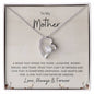 Gift ForThe Best Mom Ever | Forever Love Necklace | Birthday & Holiday Gift For Mom