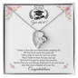 Gift For Graduation Day | Forever Love Necklace | Congratulations!