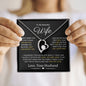 To My Beautiful Wife | Forever Love Necklace | Special Gift | "I Can't Live Without You"