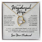 To My Wife | Forever Love Necklace | From Husband, Spouse, Significant Other