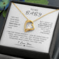 Gift For My Baby | Forever Love Necklace | Gift for Wife, Spouse, Girlfriend, Loved One