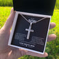 Gift For My Son | Cross Necklace From Mom | Love Always.