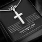 Gift For My Son | Cross Necklace From Mom | Love Always.