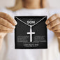 Gift For My Son | Cross Necklace From Mom | Love Always.