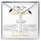 Gift For My Son on Graduation Day | Steel Cross Necklace | Proud Of You Son