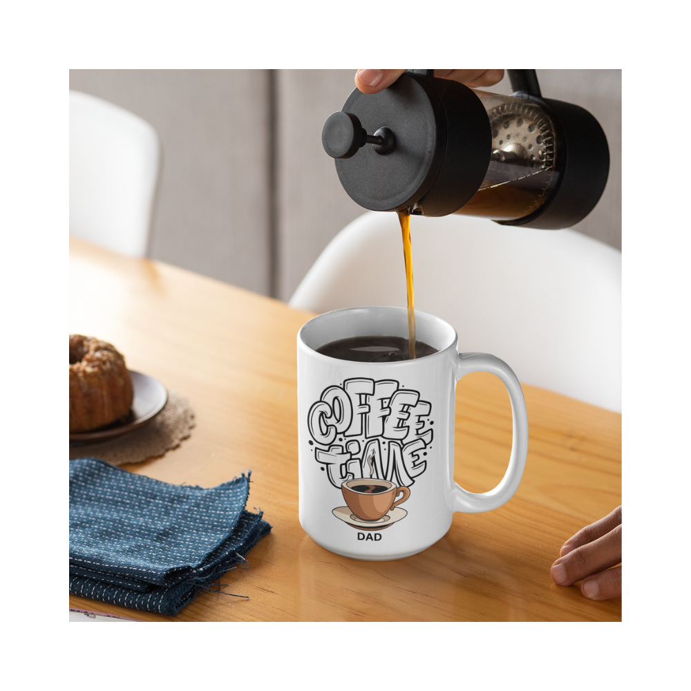 "Coffee Time" For Dad Mug