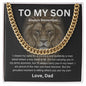 To My Son | Cuban Link Chain | Love You, Dad