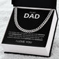 To My Dad | Cuban Link Chain | I Love You, Dad