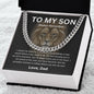 To My Son | Cuban Link Chain | Love You, Dad