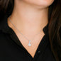 To My Bonus Daughter | Alluring Beauty Necklace | With All My Heart