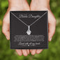 To My Bonus Daughter | Alluring Beauty Necklace | With All My Heart
