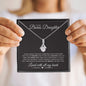 To My Bonus Daughter | Alluring Beauty Necklace | With All My Heart